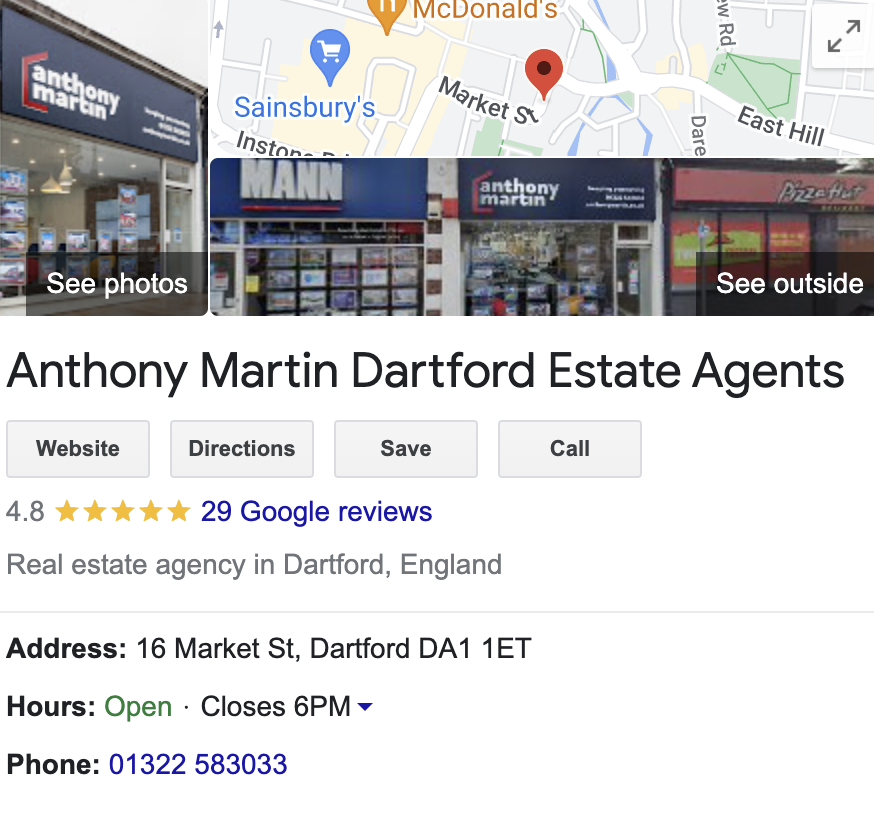 Anthony Martin is one of the best-reviewed Estate Agents in Barnehurst, Bexley, Bexleyheath, Dartford, Locksbottom, Meopham, New Ash Green, and Swanscombe. 
